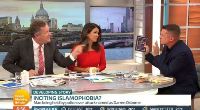 Tommy Robinson zničil debatu v Good Morning Britain. Chtěli z něj udělat agresora 