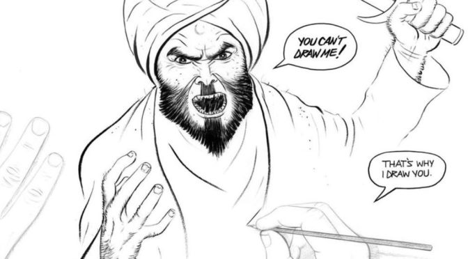 Geert Wilders sbírá karikatury proroka Mohameda. Muslimové posílají jejich autory do pekla