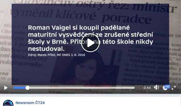 Jak ČT dělá fake news: Vložili mi do úst slova, která jsem nikdy neřekl, píše novinář